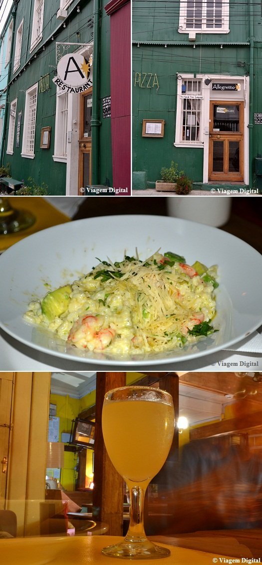 Valparaíso - Chile - Gastronomia Gastronomia em Valparaíso (Chile): Restaurante Allegretto