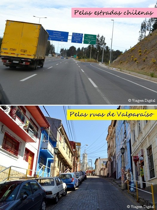 De carro pelo Chile: Valparaíso e estrada do Chile