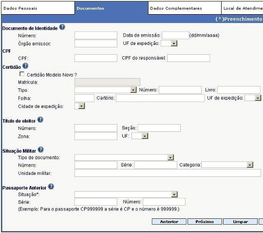 Tirar passaporte: Passo 4 - documentos 