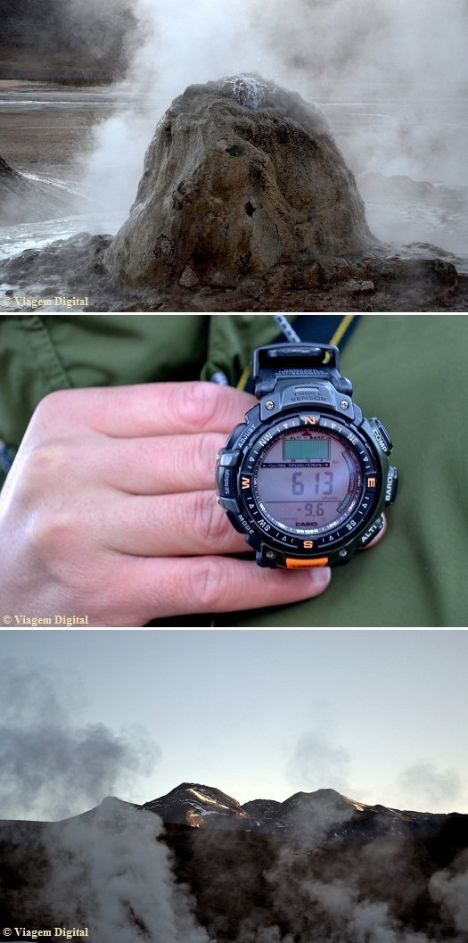 Deserto do Atacama: o frio do Geysers del Tatio